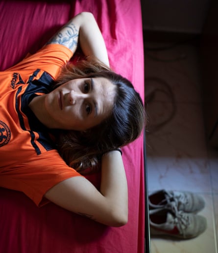 Verónica Gastelurt, who plays for the Alacranas.