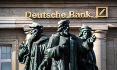 German giant Deutsche Bank in Frankfurt am Main.