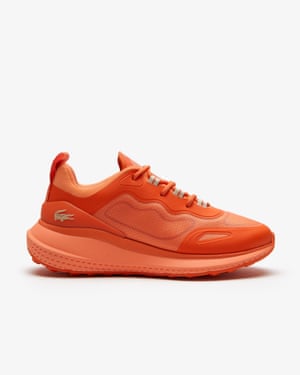 Orange trainers, £120, lacoste.com