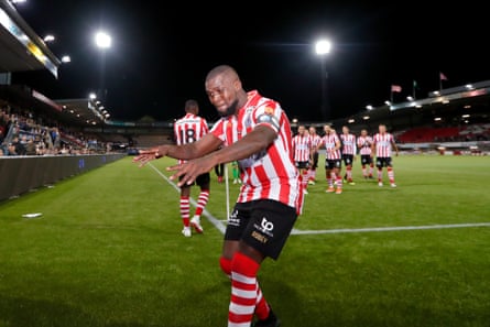 Royston Drenthe playing for Sparta Rotterdam in 2018