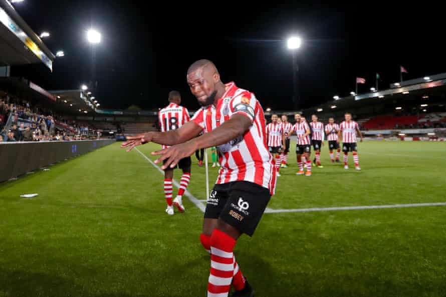 Royston Drenthe joue pour le Sparta Rotterdam en 2018