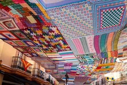 Crocheted canopy