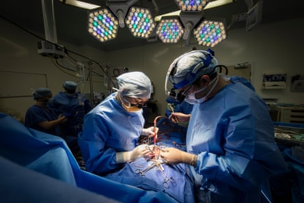 A four-hour surgical procedure conducted by Olivier Ghez