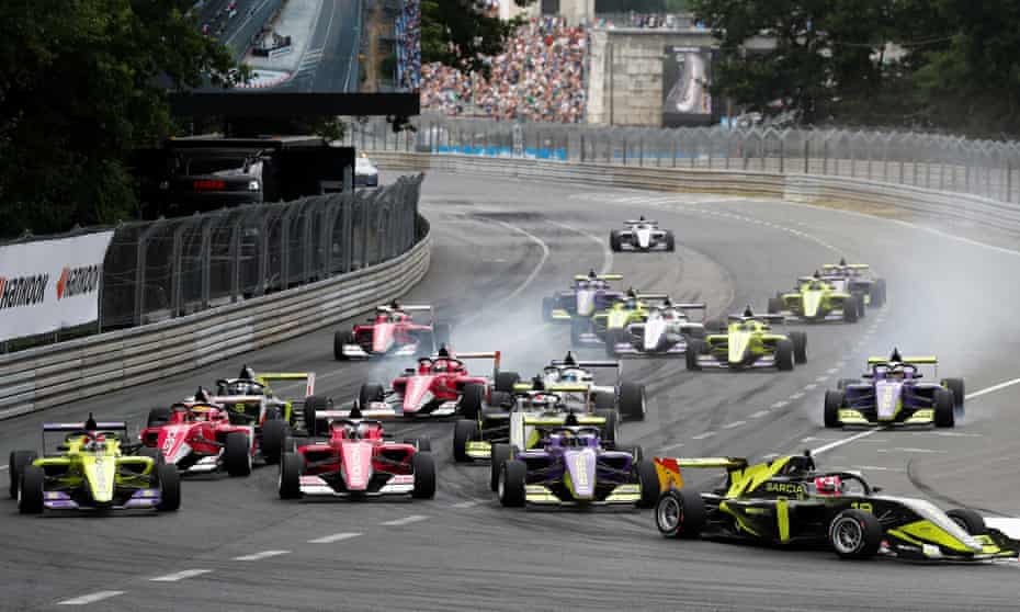 A photo from a race in Germany in 2019.