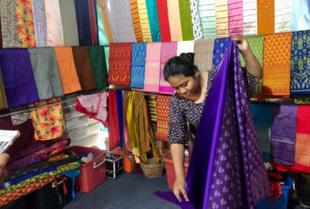 Houn Chenda in her shop.