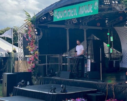 James Partridge of Primary School Bangers at Glastonbury