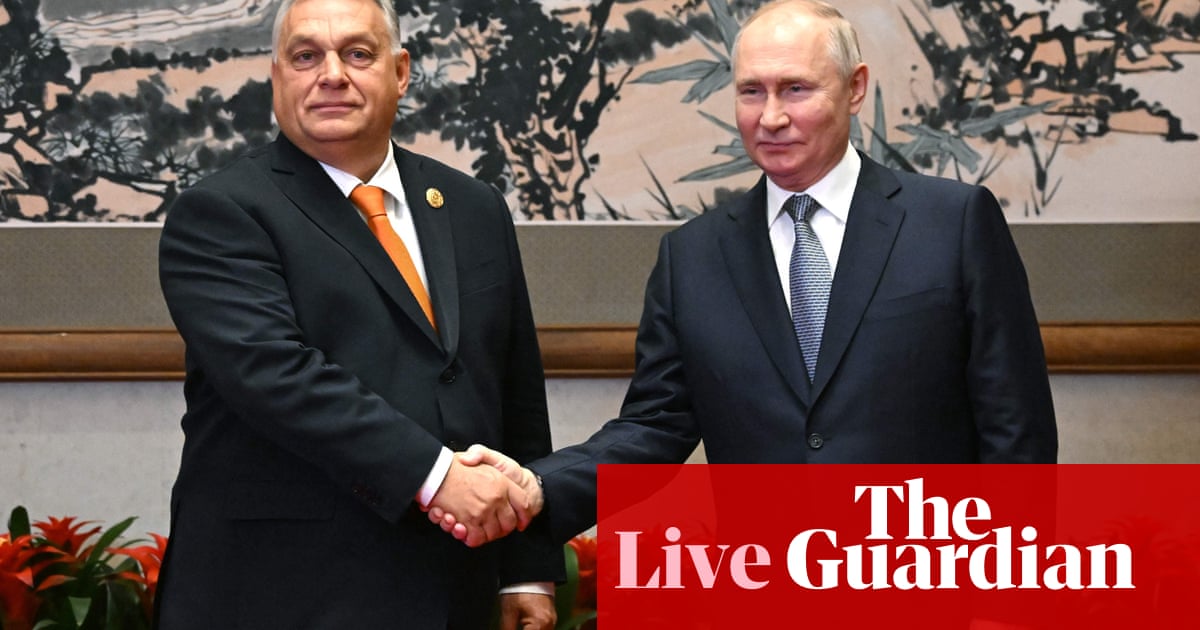 Russia-Ukraine war: Hungary's Viktor OrbÃ¡n shaking hands with Putin 'very, very unpleasant', says Estonian prime minister