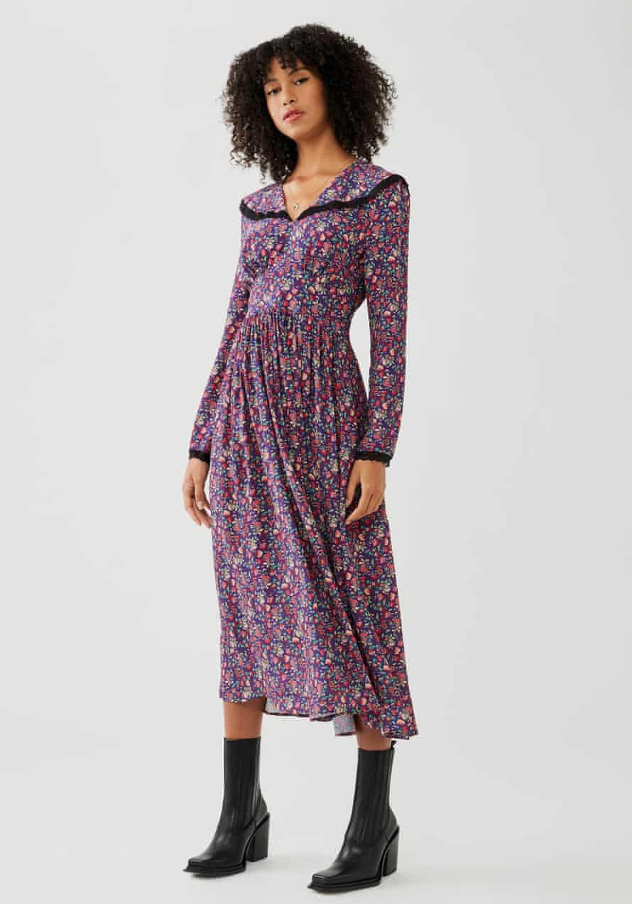 لباس ژورژت کرپ افسانه در next.co.uk.