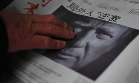 News of Donald Trump’s latest Twitter attack on Beijing has filtered through to China.