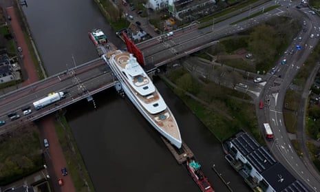 ‘The designers face limitations due to the narrow waterways and bridges. It’s always a tight squeeze,’ said the Dutch superyacht photographer Tom Vanoossanen