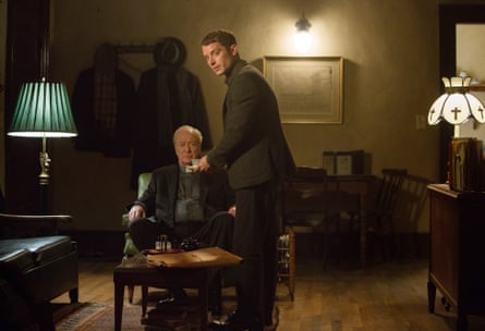 Caine with Elijah Wood in the first film.