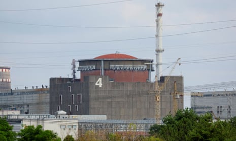 Unit 4 at the Zaporizhzhia nuclear power plant.