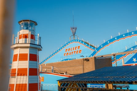 The Scenic Railway roller coaster.