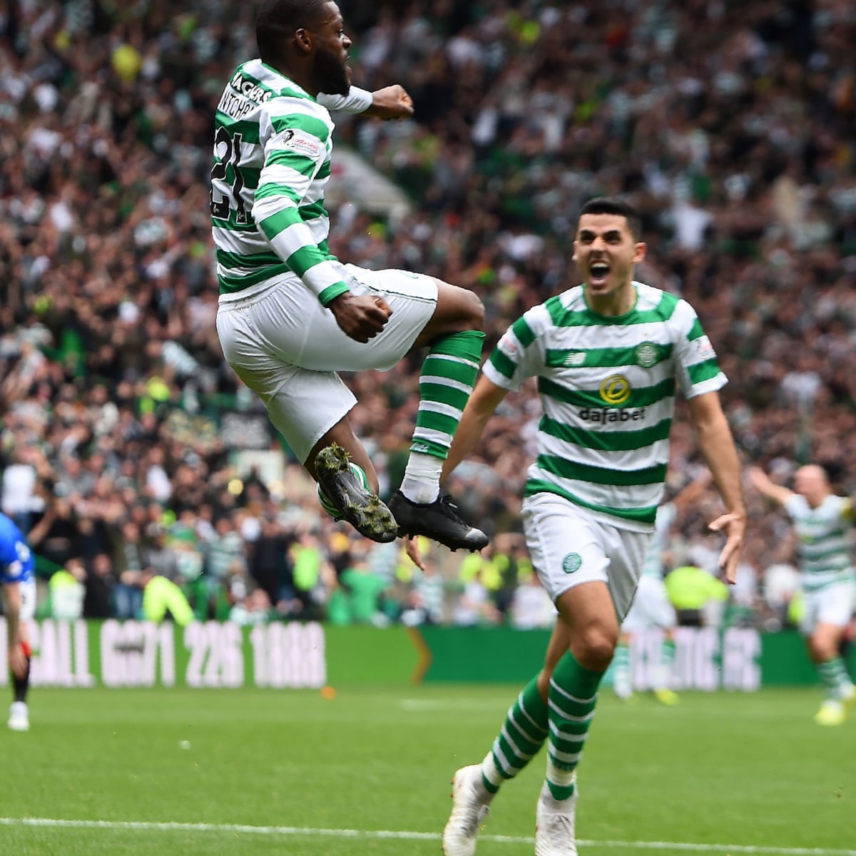 steven gerrard suffers first rangers defeat as ntcham strikes for celtic scottish premiership the guardian