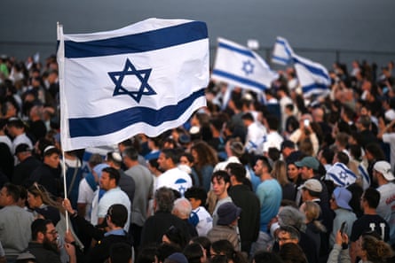 A vigil organised by Sydney’s Jewish community for victims of the Hamas attacks on 11 October 2023