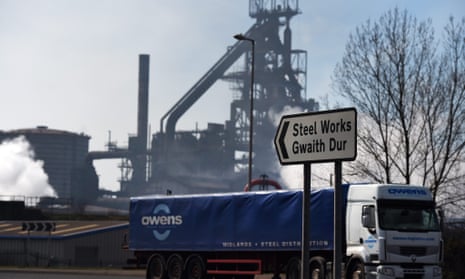 Tata Steel plant in Port Talbot