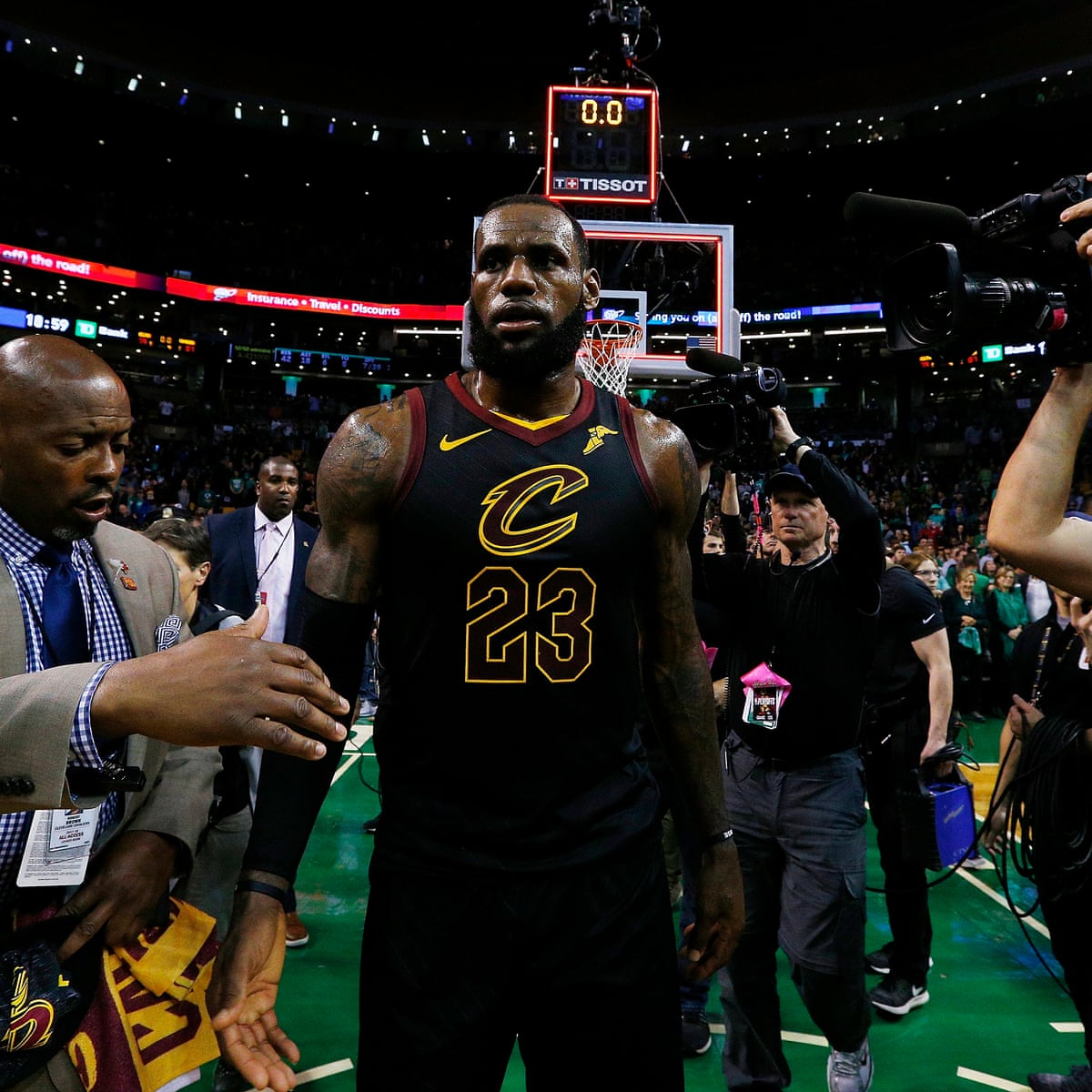 LeBron James - Cleveland Cavaliers - 2018 NBA Finals - Game 1 - Game-Worn  Black 'Statement' Jersey - Postseason Career-High 51 Points