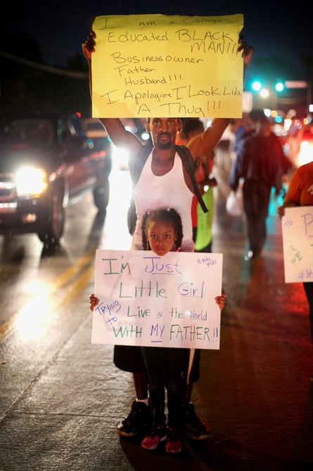Franks during the protests in Ferguson, in 2014.