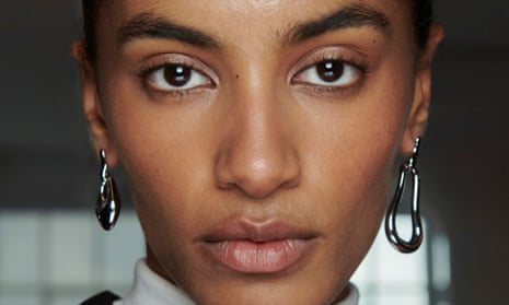 Elevated and grownup: beat the seasonal gloom with the merest touch of makeup here and there.