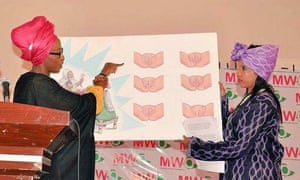 Leyla Hussein presenting in Jijiga