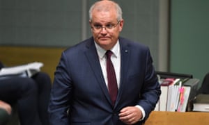Australian prime minister Scott Morrison
