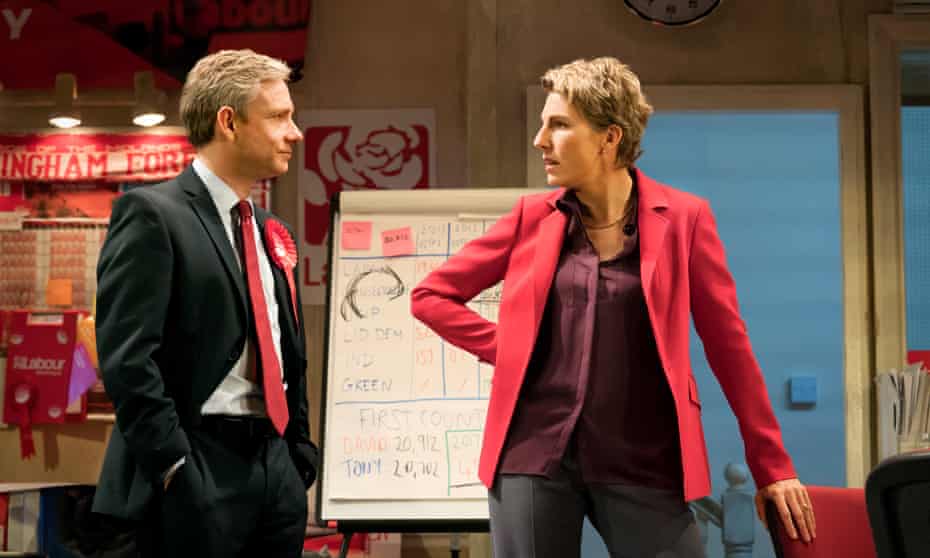 ‘It will stir a lot of emotions’ … Martin Freeman and Tamsin Greig in Labour of Love.