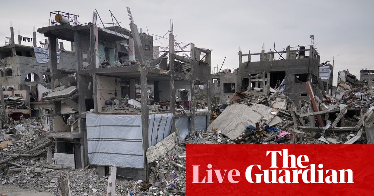 Gaza ceasefire live: Hostages and prisoners to be released within 72 hours of deal starting - Hamas