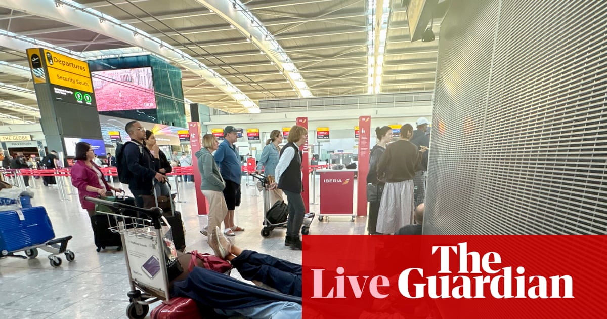 UK flight cancellations pass 1,900 as pressure grows on air traffic control boss on second day of travel chaos – business live