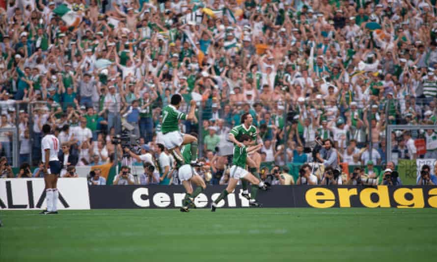 Ireland’s players celebrate