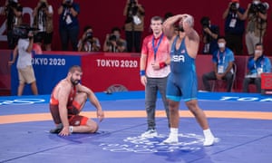 Gable Steveson takes in his victory