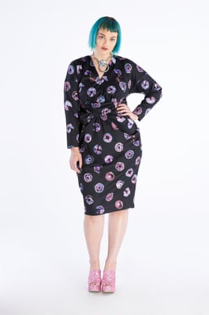 The bestselling Lola dress with pencil shavings print.