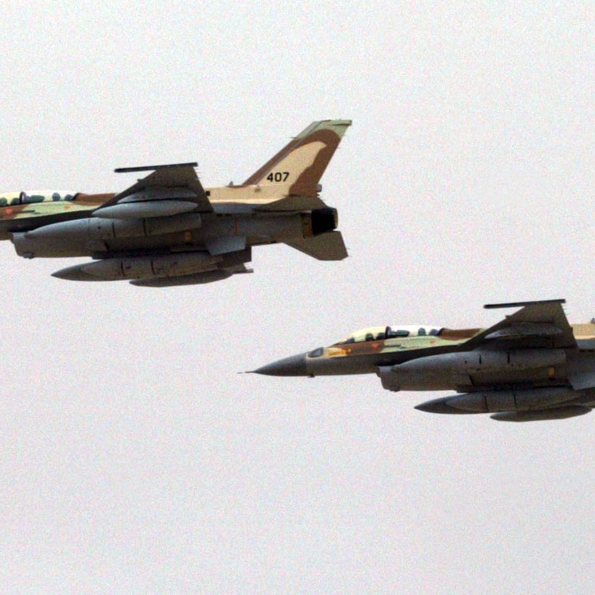 Israeli Fighter Jets Fired Upon During Syria Mission In Clash With Pro-Assad Forces | Israel | The Guardian