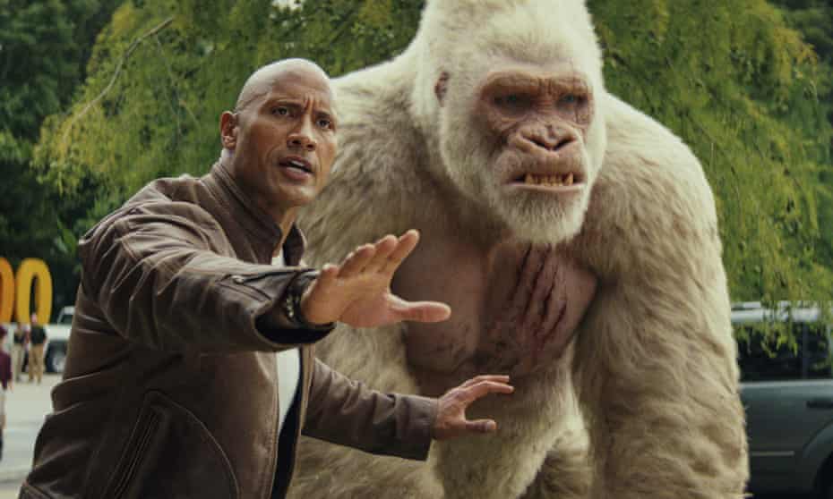 Rampage review – Dwayne Johnson tackles giant animals run amok | Dwayne  Johnson (The Rock) | The Guardian