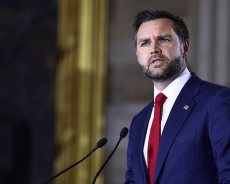 JD Vance speaks during a congressional tribute to Lindsey Graham.