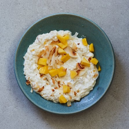 Marcus Samuelsson’s Coconut mango rice pudding