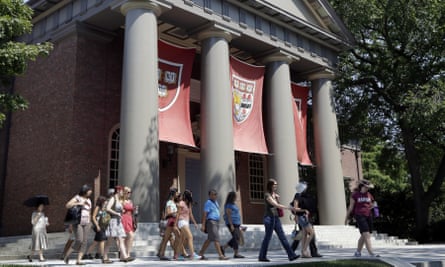A campus tour at Harvard.