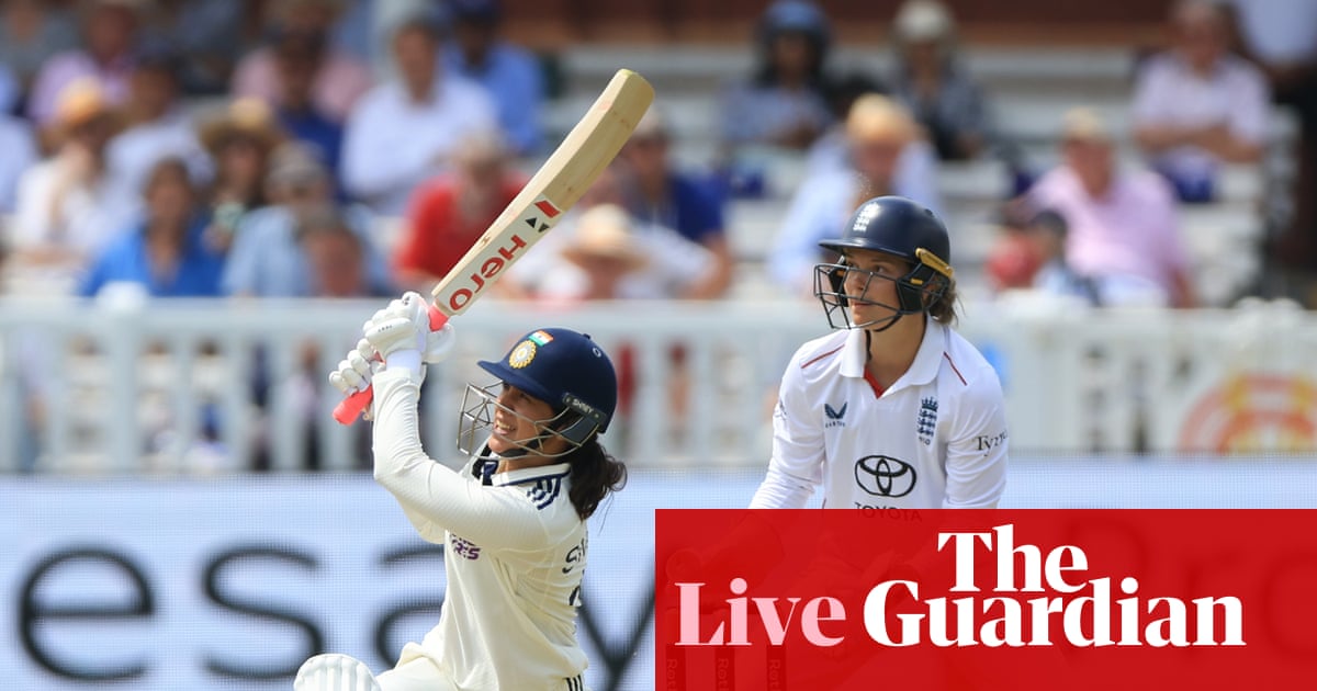 England and India contest the opening day of the women’s Test at Lord’s