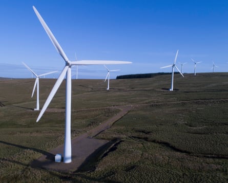 Hagshaw Hill windfarm