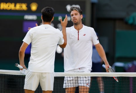 He was too good': Norrie upbeat despite Wimbledon exit at hands of Alcaraz  | Wimbledon 2025 | The Guardian