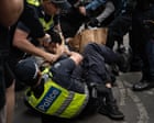 Jacinta Allan blames ‘very small number’ of counter-protesters for violence at Melbourne immigration rally
