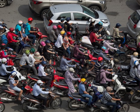 Vehicles in the Vietnamese capital, Hanoi