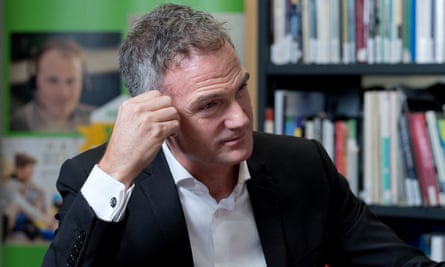 Peter Kyle, photographed at the NSPCC office in London