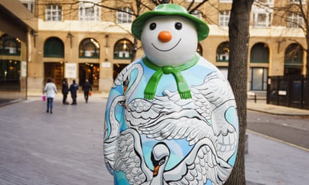 The Snowman features on the Wild in Art trail in Staines-upon-Thames.