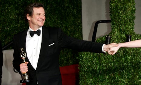 Colin Firth at the 2011 Vanity Fair Academy Awards party