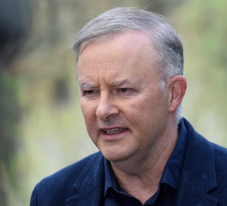 Leader of the federal opposition Anthony Albanese.