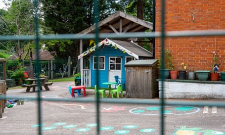 An empty nursery playground
