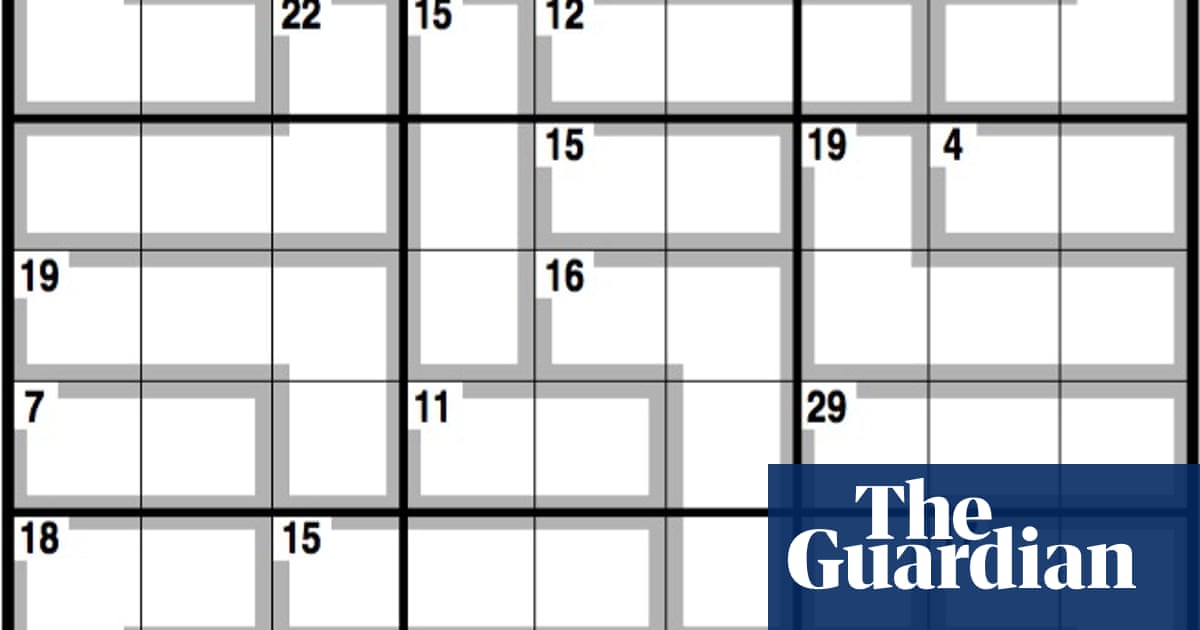 observer killer sudoku life and style the guardian