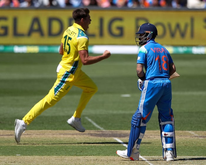 Australia v India: second men’s one-day international – live