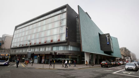 A general view of the Radisson Blu hotel in Glasgow, where the fight was held.
