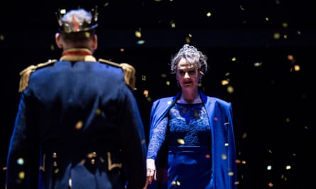 Eccleston and Niamh Cusack in Macbeth at Royal Shakespeare theatre.